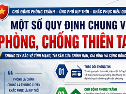 Kết luận của Ban Bí thư về Tăng cường sự lãnh đạo của Đảng đối với công tác phòng ngừa, ứng phó, khắc phục hậu quả thiên tai.