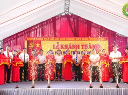 Thôn Đông Thượng, xã Phú Cát khánh thành Nhà văn hóa