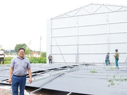Hoài Đức tổ chức tháo dỡ công trình xây dựng trái phép trên đất Nông nghiệp tại thôn Nội