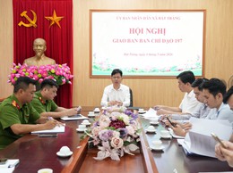 Bát Tràng giao ban Ban Chỉ đạo 197