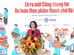 Ra mắt cổng thông tin An toàn thực phẩm thành phố Hà Nội 