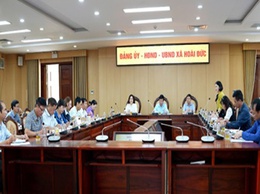 Xã Hoài Đức tập trung khơi thông các điểm nghẽn, đẩy mạnh chuyển đổi số trong công tác Đảng và Chính quyền