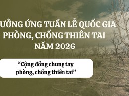 Tổ chức các hoạt động tuyên truyền, hưởng ứng Tuần lễ Quốc gia phòng, chống thiên tai năm 2026