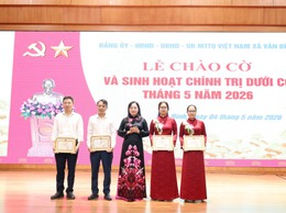 XÃ VÂN ĐÌNH ĐÁNH GIÁ KẾT QUẢ THỰC HIỆN NHIỆM VỤ THÁNG 4, TRIỂN KHAI NHIỆM VỤ TRỌNG TÂM THÁNG 5 NĂM 2026