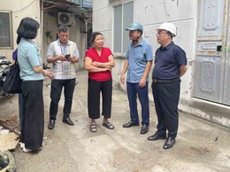 Lãnh đạo phường xuyên lễ bám thực địa, thúc tiến độ GPMB dự án Vành đai 2,5