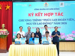Xã Sơn Đồng phát động Tháng Công nhân và Tháng hành động về An toàn, vệ sinh lao động năm 2026