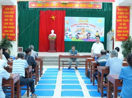 PHÓ BÍ THƯ THƯỜNG TRỰC ĐẢNG UỶ HOÀNG QUỐC ĐẠT DỰ SINH HOẠT CHI BỘ THÔN NGÔ ĐỒNG
