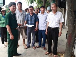 Ủy ban MTTQ xã Ứng Thiên đẩy mạnh tuyên truyền, vận động giải phóng mặt bằng dự án nâng cấp Quốc lộ 21B