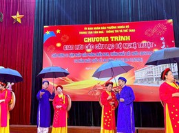 Giao lưu nghệ thuật lan tỏa tinh thần tháng Tư lịch sử