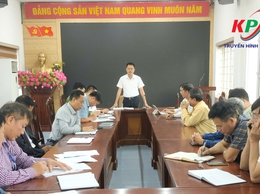 Xã Kiều Phú tổ chức chức hội nghị triển khai kế hoạch cưỡng chế đối với 06 trường hợp vi phạm.