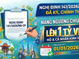 Nghị định số 141: Quy định mới về chính sách thuế đối với hộ kinh doanh, doanh nghiệp