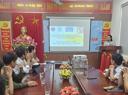 Xã Tiến Thắng tổ chức tập huấn nâng cao năng lực phòng, chống tác hại của thuốc lá