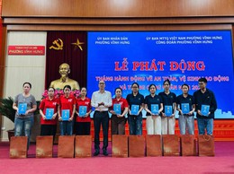 TỔ CHỨC LỄ PHÁT ĐỘNG THÁNG HÀNH ĐỘNG AN TOÀN, VỆ SINH LAO ĐỘNG VÀ THÁNG CÔNG NHÂN NĂM 2026