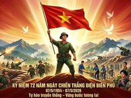 Kỷ niệm 72 năm Chiến thắng lịch sử Điện Biên Phủ (7/5/1954-7/5/2026): Tự hào về lịch sử và tin tưởng vào tương lai tươi sáng của đất nước.