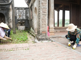 Trung Tâm Dịch vụ tổng hợp xã Hưng Đạo ra quân tổng vệ sinh khu vực Đình So
