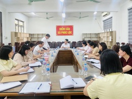 Chi bộ Trung tâm Dịch vụ tổng hợp xã Phúc Lộc tổ chức sinh hoạt thường kỳ và chuyên đề tháng 5/2026