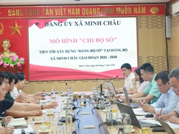 Xã Minh Châu đẩy mạnh triển khai mô hình: 
