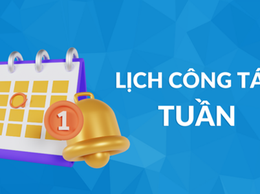 Kế hoạch công tác tuần 18 năm 2026