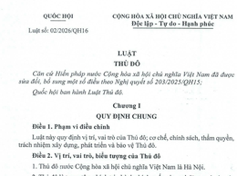 Luật Thủ đô số 02/2026/QH16 