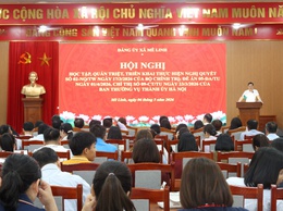 Xã Mê Linh tổ chức Hội nghị học tập, quán triệt, triển khai thực hiện Nghị quyết