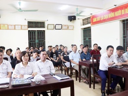 UBND xã Trần Phú: tổ chức Hội nghị làm việc với các hộ hộ giết mổ gia súc, gia cầm đang hoạt động tại hai khu giết mổ tạm thời trên địa bàn