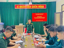 Ban Chỉ huy Quân sự xã Hoài Đức tổ chức sinh hoạt “Ngày văn hoá, chính trị tinh thần; Ngày pháp luật” tháng 5 năm 2026