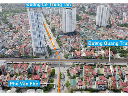 Thành phố Hà Nội ban hành Quyết định về việc phê duyệt Dự án đầu tư xây dựng cầu vượt nút giao đường Lê Trọng Tấn, Hà Đông - Quốc lộ 6  (thuộc địa bàn các phường: Kiến Hưng, Hà Đông, Dương Nội) 