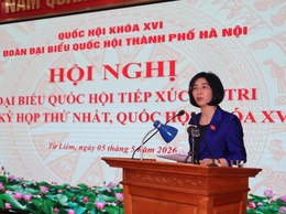 Đại biểu Quốc hội thành phố Hà Nội - Đơn vị bầu cử số 4 tiếp xúc cử tri sau kỳ họp thứ nhất

