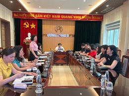 UBND phường Long Biên họp triển khai xây dựng kế hoạch tổ chức mô hình “Smart Canteen - Căng tin thông minh, An toàn thực phẩm” tại các trường học