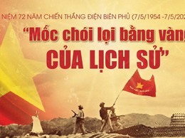 Kỷ niệm 72 năm Chiến thắng Điện Biên Phủ: Bản anh hùng ca bất diệt của dân tộc Việt Nam