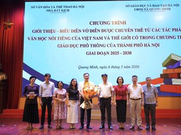 Quang Minh tổ chức chương trình giới thiệu, biểu diễn sân khấu hóa tác phẩm văn học trong trường học