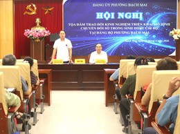 Phường Bạch Mai đẩy mạnh chuyển đổi số toàn diện, nhân rộng “chi bộ số”