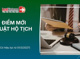 10 điểm mới tại Luật Hộ tịch (sửa đổi) 2026