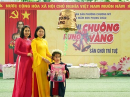 Trường Mầm non Phụng Châu tổ chức Hội thi “Rung chuông vàng” cho học sinh khối 4 tuổi