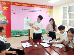 Xã Thạch Thất tổ chức hội nghị thu thập hồ sơ xét ưu tiên giao đất tái định cư (Dự án cải tạo đường 420 đoạn đi qua thị trấn Liên Quan cũ)