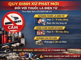 Quy định về xử phạt vi phạm hành chính trong lĩnh vực điện lực, hút thuốc lá điện tử