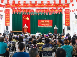 Hội Nông dân xã Thượng Phúc tích cực tuyên truyền công tác giải phóng mặt bằng thực hiện Dự án Khu đô thị Thể thao Olympic
