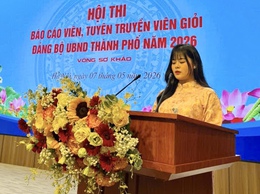 Trung tâm Phục vụ hành chính công thành phố Hà Nội tham gia Hội thi Báo cáo viên, Tuyên truyền viên giỏi Đảng bộ UBND Thành phố năm 2026