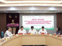 Sở Y tế Hà Nội và Đảng ủy xã Gia Lâm ký kết biên bản bàn giao trụ sở số 6 Ngô Xuân Quảng