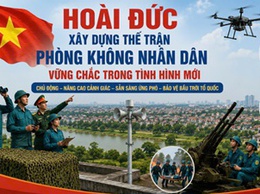 Hoài Đức xây dựng thế trận phòng không nhân dân vững chắc trong tình hình mới