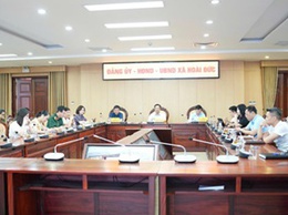 Hoài Đức dự Hội nghị trực tuyến triển khai Luật Thủ đô năm 2026 và giao ban định kỳ giữa Thành uỷ - HĐND - UBND - Uỷ ban MTTQ Việt Nam Thành phố Hà Nội với cơ sở