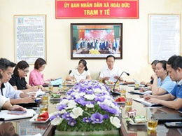 Trạm Y tế xã Hoài Đức phối hợp cùng Bệnh viện Đa khoa Hoài Đức và các đơn vị y tế đối tác tổ chức hội nghị triển khai Kế hoạch tổ chức khám sức khỏe cho nhân dân trên địa bàn xã năm 2026