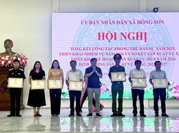 Hồng Sơn chủ động phòng, chống thiên tai, bảo vệ an toàn cho nhân dân