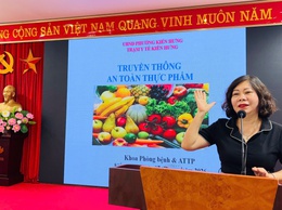 Hội LHPN phường Kiến Hưng tổ chức hội nghị truyền thông về an toàn thực phẩm