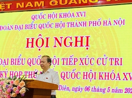 Đại biểu Quốc hội tiếp xúc cử tri sau Kỳ họp thứ nhất, Quốc hội khóa XVI tại xã Ô Diên