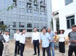 Hòa Lạc kiểm tra thực địa, quyết tâm hoàn thành GPMB tuyến Đại lộ Thăng Long trước ngày 10/5