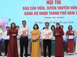 Đảng bộ Cơ quan Sở Y tế Hà Nội đạt giải Ba Hội thi Báo cáo viên, tuyên truyền viên giỏi do Đảng bộ UBND thành phố Hà Nội tổ chức