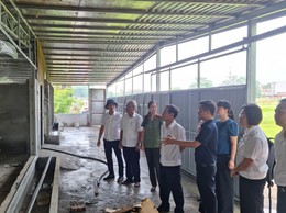 Kiểm tra công tác quản lý giết mổ, vận chuyển, kinh doanh động vật, sản phẩm động vật tại các xã Phúc Thọ, Dương Hòa
