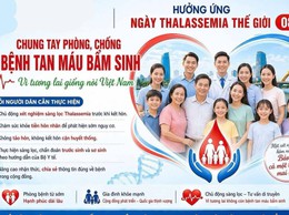 HƯỞNG ỨNG NGÀY THALASSEMIA THẾ GIỚI (08/5/2026): “CHUNG TAY SÀNG LỌC PHÁT HIỆN SỚM THALASSEMIA – KHÔNG ĐỂ AI BỊ BỎ LẠI PHÍA SAU”