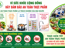Phường Phú Thượng tổ chức hội nghị tuyên truyền kiến thức an toàn thực phẩm và khám sức khỏe cho các cơ sở sản xuất, kinh doanh thực phẩm